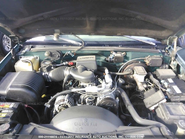 1GKEK13R6TJ733611 - 1996 GMC YUKON GREEN photo 10