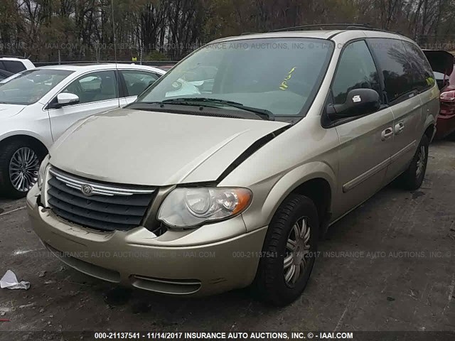 2A4GP54L86R615397 - 2006 CHRYSLER TOWN & COUNTRY TOURING GOLD photo 2