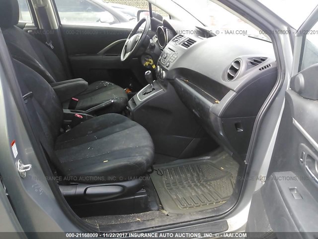 JM1CW2CL5C0106770 - 2012 MAZDA 5 GRAY photo 5