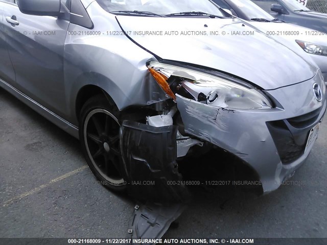 JM1CW2CL5C0106770 - 2012 MAZDA 5 GRAY photo 6