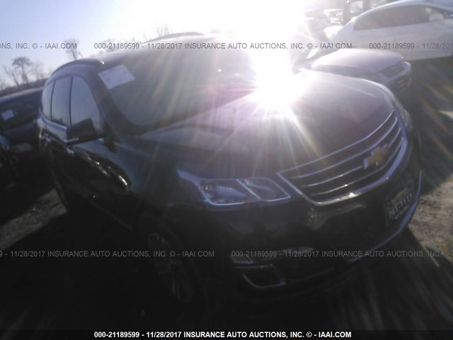 1GNKRHKDXFJ173578 - 2015 CHEVROLET TRAVERSE LT BLACK photo 1