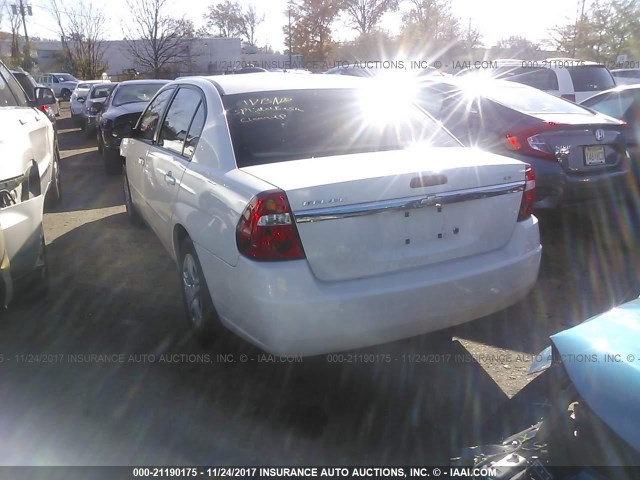 1G1ZS58F67F307597 - 2007 CHEVROLET MALIBU LS WHITE photo 3