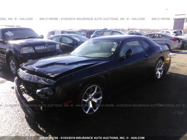 2C3CDZAG7GH213832 - 2016 DODGE CHALLENGER SXT BLACK photo 2