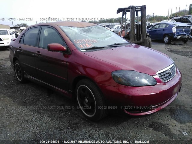 1NXBR32E86Z679375 - 2006 TOYOTA COROLLA CE/LE/S RED photo 1