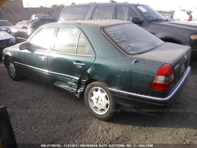 WDBHA22E4RF050137 - 1994 MERCEDES-BENZ C 220 GREEN photo 3