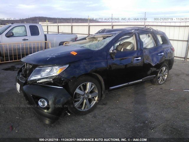 5N1AR2MN8EC733006 - 2014 NISSAN PATHFINDER S/SV/SL/PLATINUM BLACK photo 2