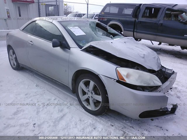 1G2ZH35N974116486 - 2007 PONTIAC G6 GT SILVER photo 1