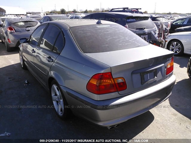 WBAAZ33444KP90842 - 2004 BMW 325 IS SULEV SILVER photo 3