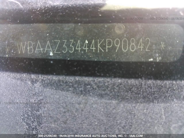 WBAAZ33444KP90842 - 2004 BMW 325 IS SULEV SILVER photo 9