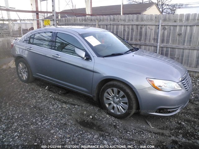 1C3CCBAB7EN145132 - 2014 CHRYSLER 200 LX GRAY photo 1