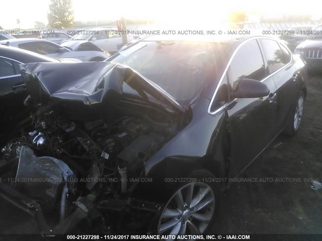 1G4PR5SK0C4125492 - 2012 BUICK VERANO CONVENIENCE BLACK photo 2