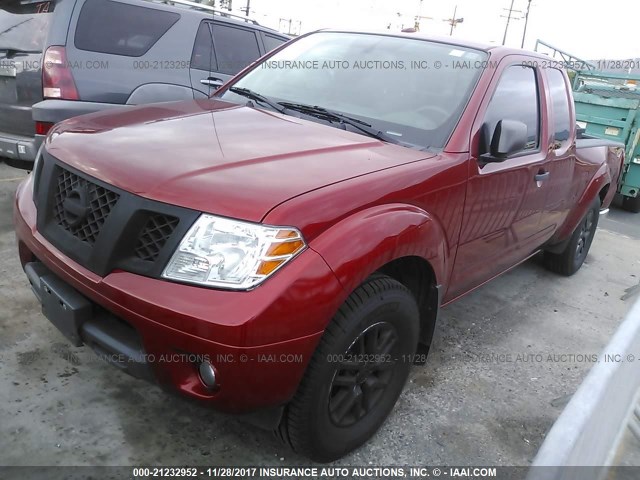 1N6AD0CW2EN764920 - 2014 NISSAN FRONTIER SV/PRO-4X RED photo 2