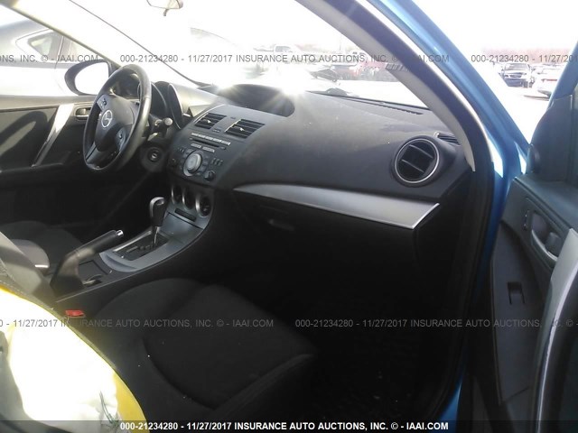 JM1BL1S51A1167252 - 2010 MAZDA 3 S BLUE photo 5