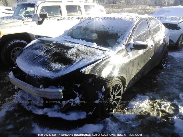 1C3CDFAA0ED865146 - 2014 DODGE DART SE BLACK photo 2