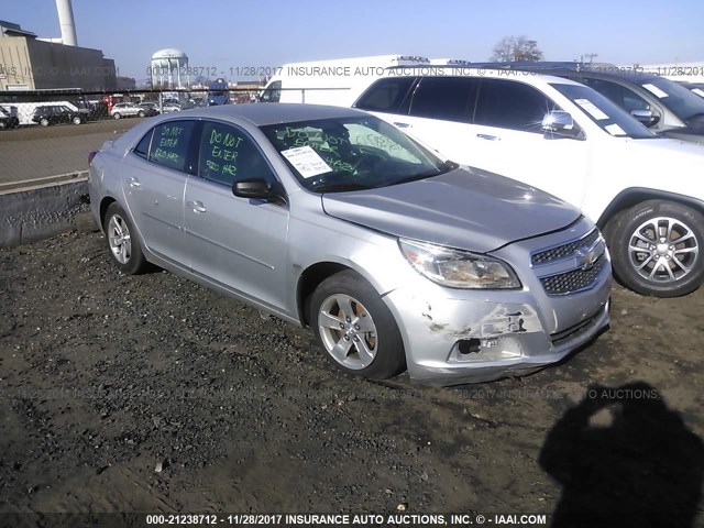 1G11B5SA7DF161698 - 2013 CHEVROLET MALIBU LS 银色 照片 1