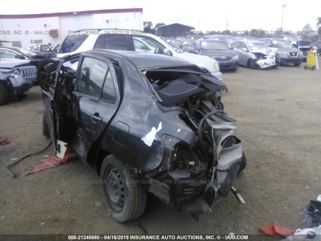 JTDBT923571150251 - 2007 TOYOTA YARIS GRAY photo 3