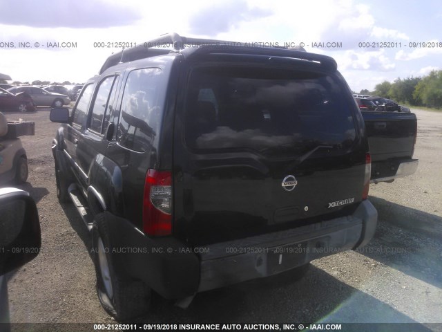 5N1ED28T53C703791 - 2003 NISSAN XTERRA XE/SE BLACK photo 3