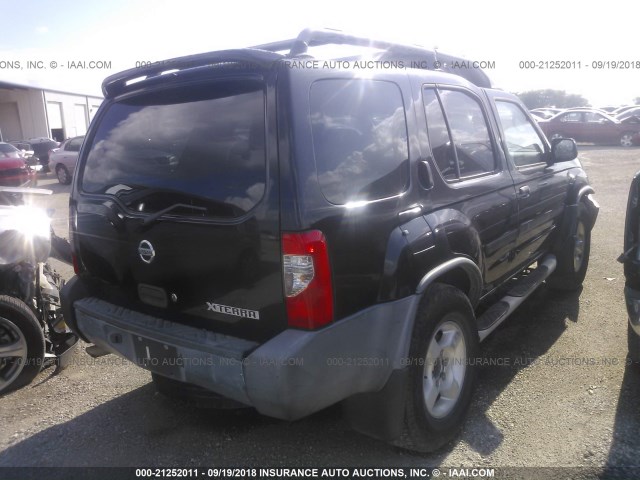 5N1ED28T53C703791 - 2003 NISSAN XTERRA XE/SE BLACK photo 4