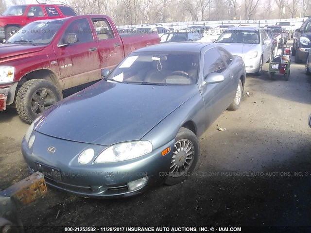 JT8JZ31C5P0011587 - 1993 LEXUS SC 300 BLUE photo 2