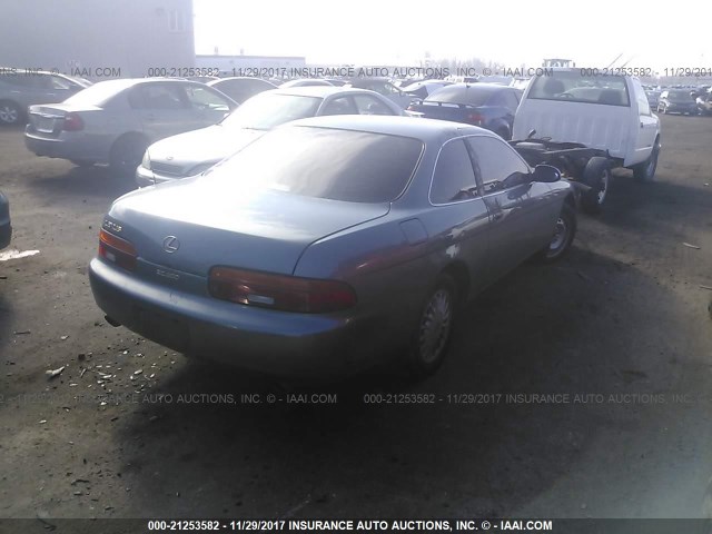 JT8JZ31C5P0011587 - 1993 LEXUS SC 300 BLUE photo 4