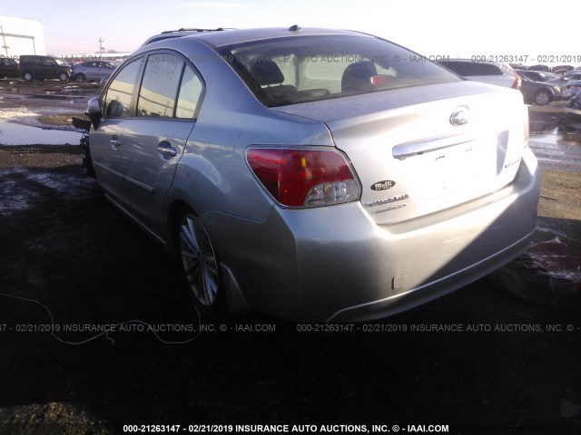 JF1GJAH6XEH025366 - 2014 SUBARU IMPREZA LIMITED SILVER photo 3