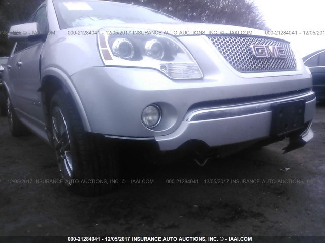 1GKKVTED7BJ409296 - 2011 GMC ACADIA DENALI SILVER photo 6