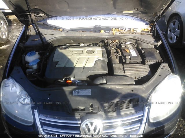 3VWAL7AJ3AM181974 - 2010 VOLKSWAGEN JETTA TDI BLACK photo 10