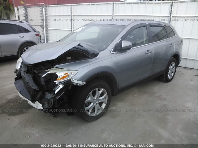 JM3TB2BA8B0315194 - 2011 MAZDA CX-9 SILVER photo 2