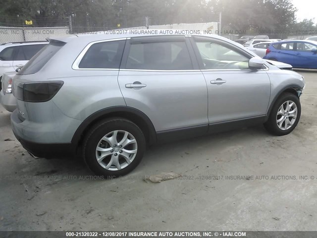 JM3TB2BA8B0315194 - 2011 MAZDA CX-9 SILVER photo 4