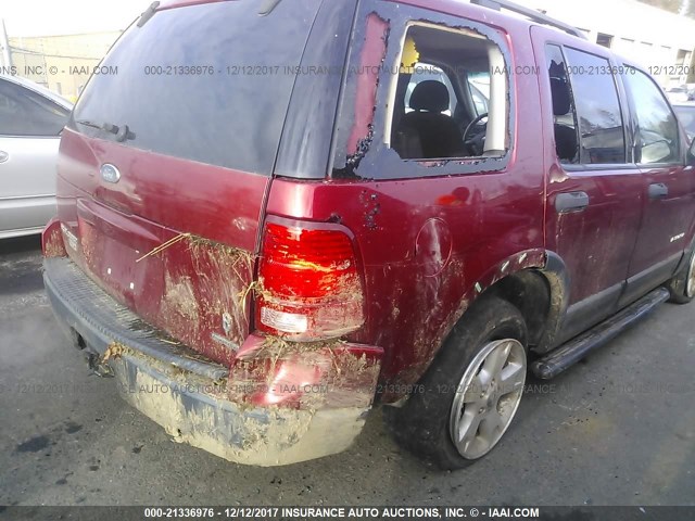 1FMDU73W24ZA78940 - 2004 FORD EXPLORER XLT/XLT SPORT/NBX Czerwony zdjęcie 6