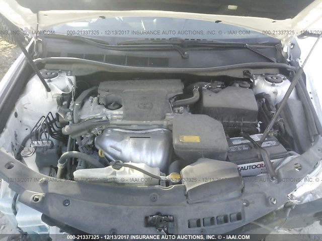 4T1BF1FK2DU225794 - 2013 TOYOTA CAMRY L/SE/LE/XLE 白色 照片 10
