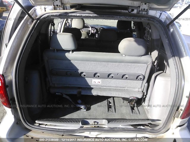 1D4GP45R45B191025 - 2005 DODGE CARAVAN SXT SILVER photo 6