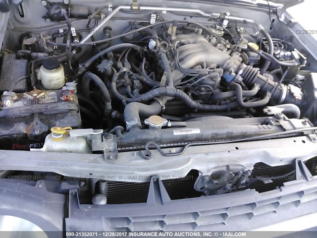 5N1ED28T03C671445 - 2003 NISSAN XTERRA XE/SE SILVER photo 10