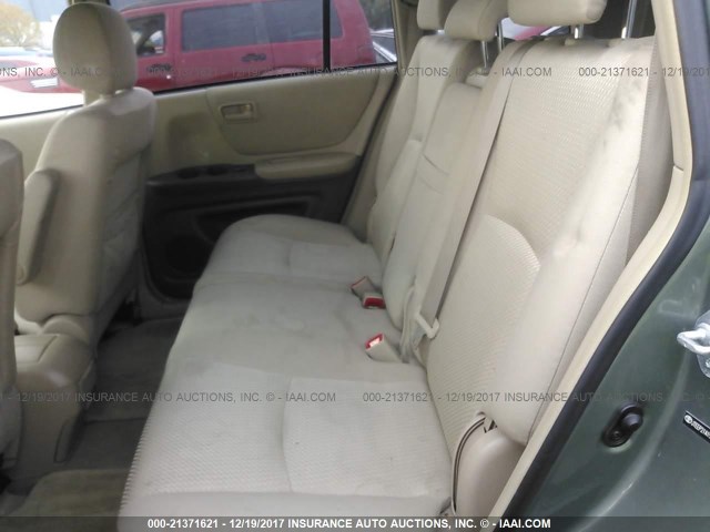 JTEEP21A150086426 - 2005 TOYOTA HIGHLANDER LIMITED GREEN photo 8