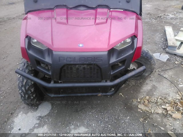 4XARH45A4BB397591 - 2011 POLARIS RANGER 400 RED photo 5