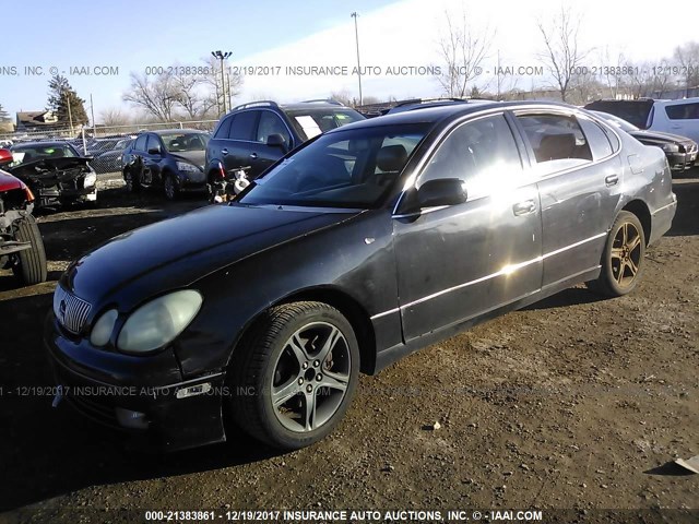 JT8BD69S810122383 - 2001 LEXUS GS 300 BLACK photo 2