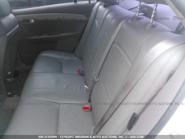 1G1ZG57B69F140323 - 2009 CHEVROLET MALIBU LS WHITE photo 8