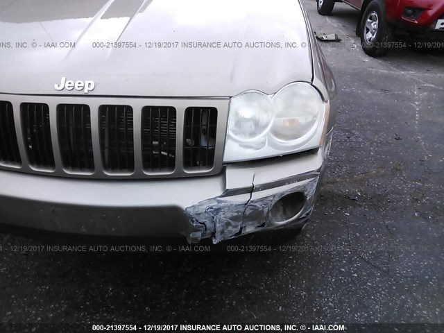 1J4GR48K65C597575 - 2005 JEEP GRAND CHEROKEE LAREDO/COLUMBIA/FREEDOM 金色 照片 6