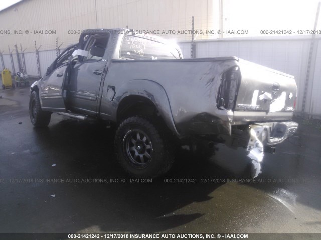 5TBDT44114S451937 - 2004 TOYOTA TUNDRA DOUBLE CAB SR5 GRAY photo 3