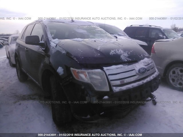 2FMDK48C49BA94697 - 2009 FORD EDGE SEL BLACK photo 1