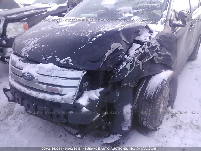 2FMDK48C49BA94697 - 2009 FORD EDGE SEL BLACK photo 6