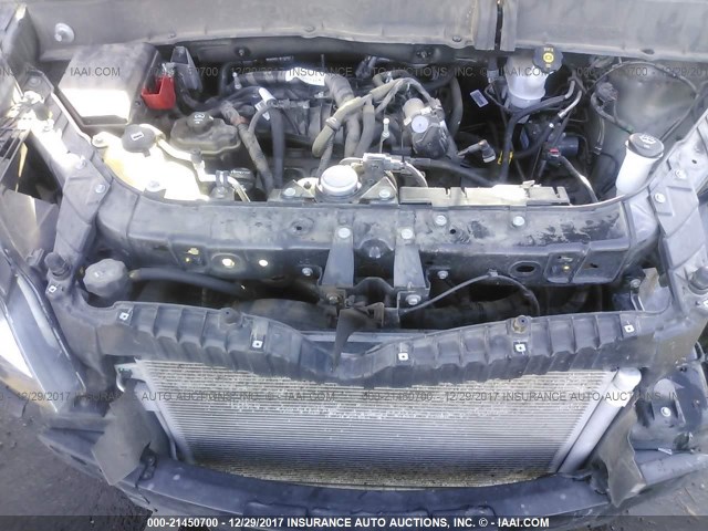 1GNKVFKD7FJ114763 - 2015 CHEVROLET TRAVERSE LS GRAY photo 10