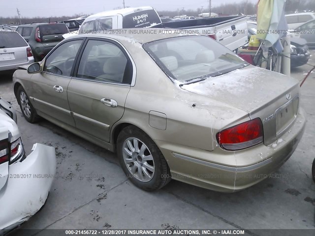 KMHWF35H64A061163 - 2004 HYUNDAI SONATA GLS/LX GOLD photo 3