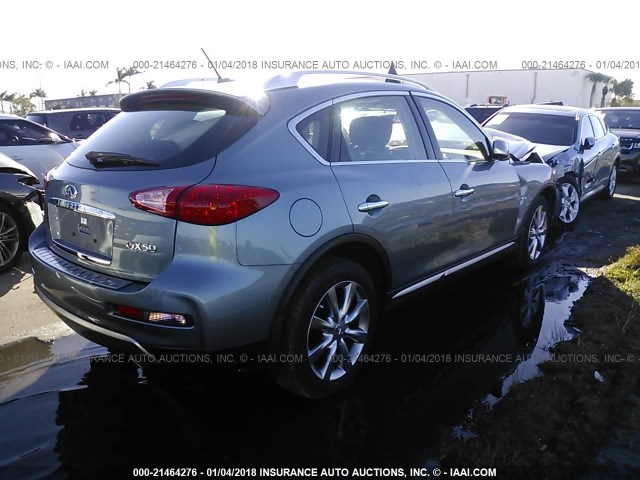 JN1BJ0RP0HM384469 - 2017 INFINITI QX50 GRAY photo 4