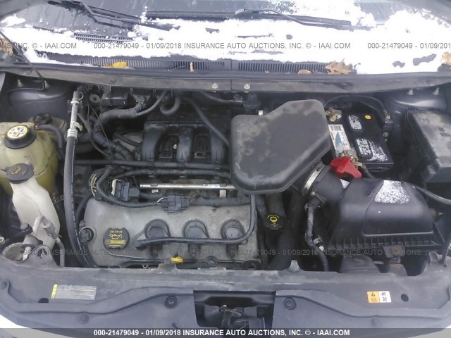 2FMDK48C19BA42069 - 2009 FORD EDGE SEL GRAY photo 10