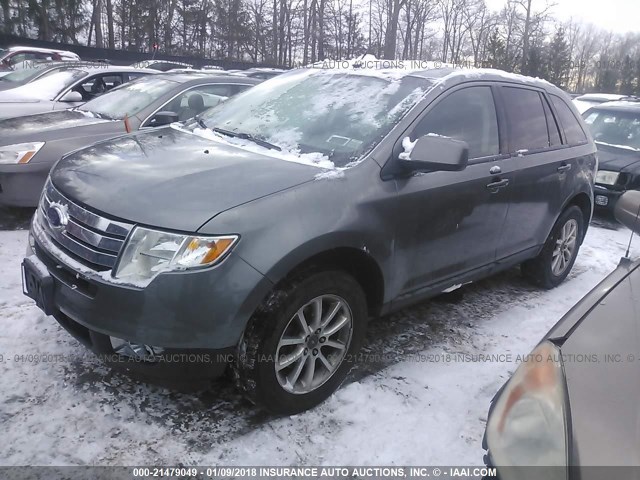 2FMDK48C19BA42069 - 2009 FORD EDGE SEL GRAY photo 2