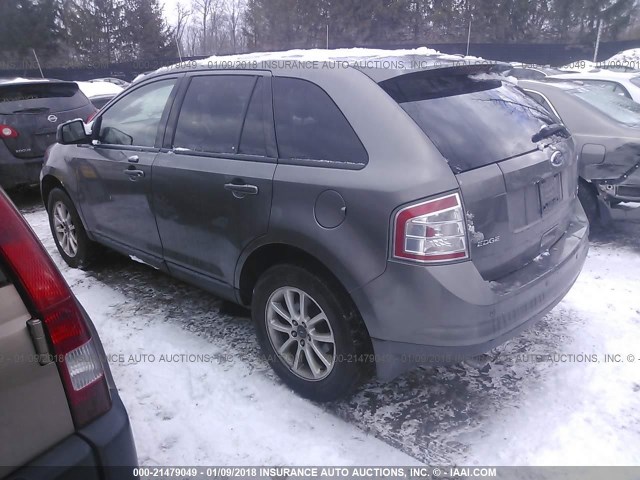 2FMDK48C19BA42069 - 2009 FORD EDGE SEL GRAY photo 3