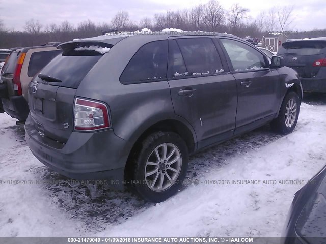 2FMDK48C19BA42069 - 2009 FORD EDGE SEL GRAY photo 4