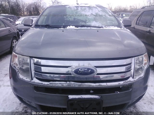 2FMDK48C19BA42069 - 2009 FORD EDGE SEL GRAY photo 6