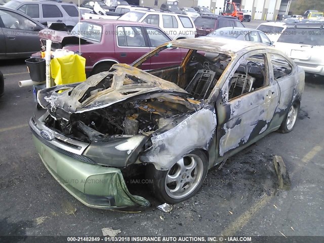 1FAHP32NX8W211357 - 2008 FORD FOCUS S/SE GREEN photo 2